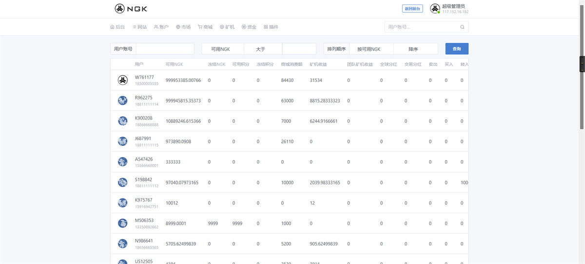 最新NGK区块链源码/NGK矿机挖矿源码/NGK公链程序/数字钱包点对点交易模式/算力插图4