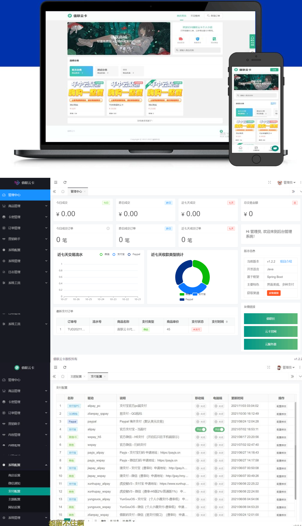 值联云卡自动售卡商业系统v2.0.0插图