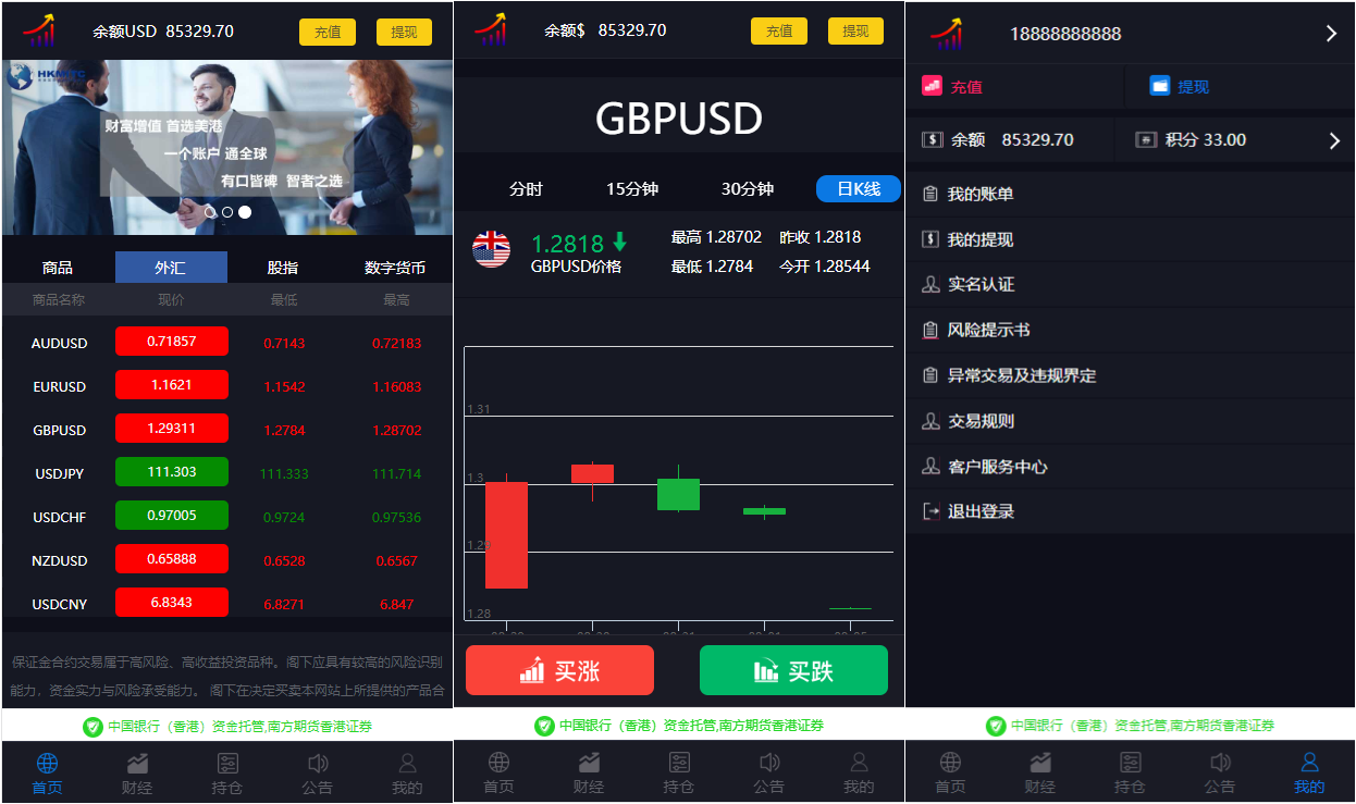 美金版外汇股指手动结算点位盘系统Yii源码/非时间盘+完善风控系统+完整数据插图