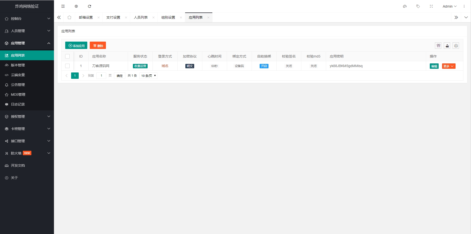 炸鸡网络验证系统基于Php+MySql数据库架构的网络验证系统插图2