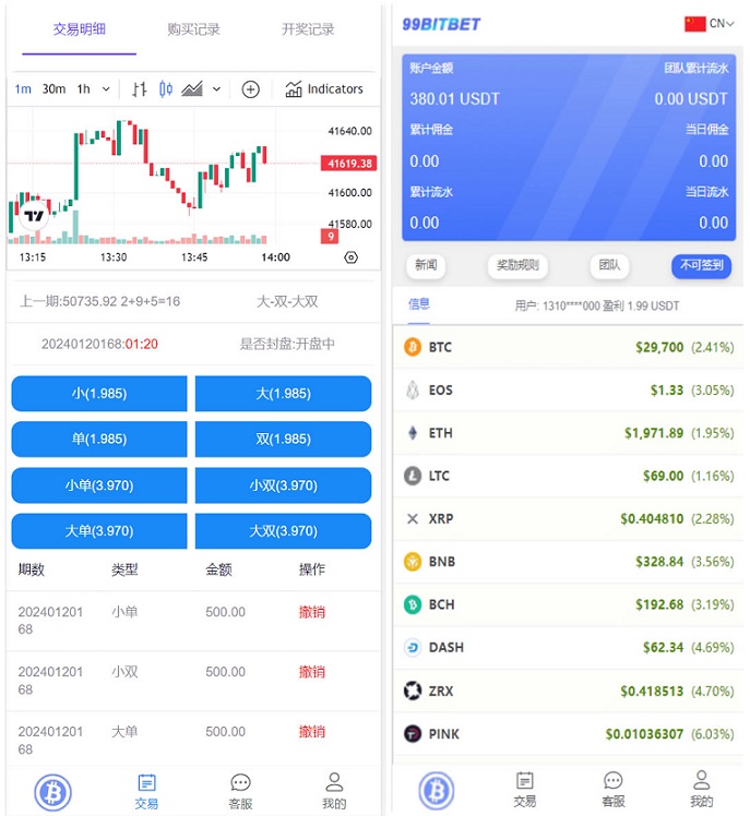 开源版海外竞猜平台/海外双语言竞猜系统/USDT充值/虚拟币游戏平台插图