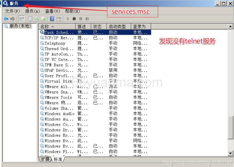 如何开启Window2008的telnet服务插图