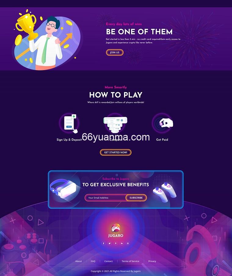 游戏电子竞技游戏官网HTML5模板源码插图2