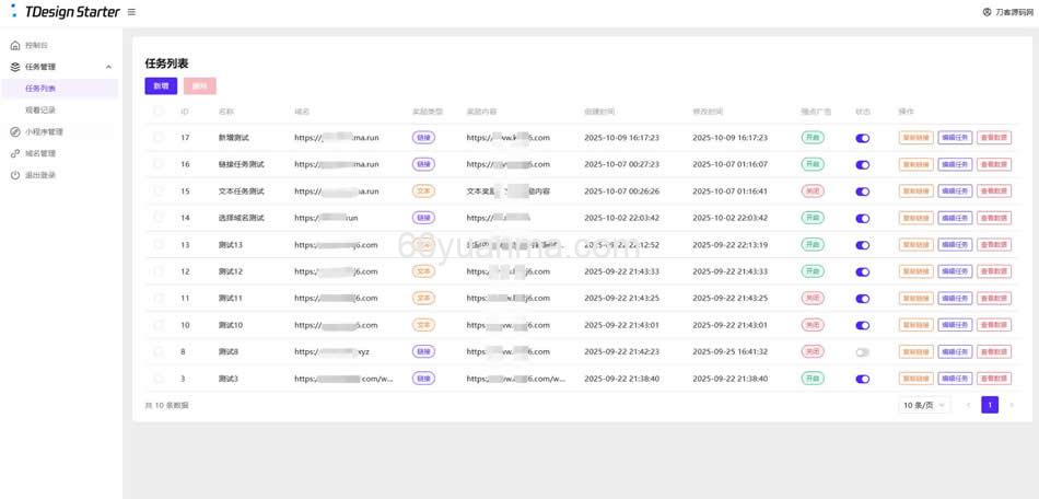 全新流量广告变现系统源码 任务管理系统 开源系统源码插图2