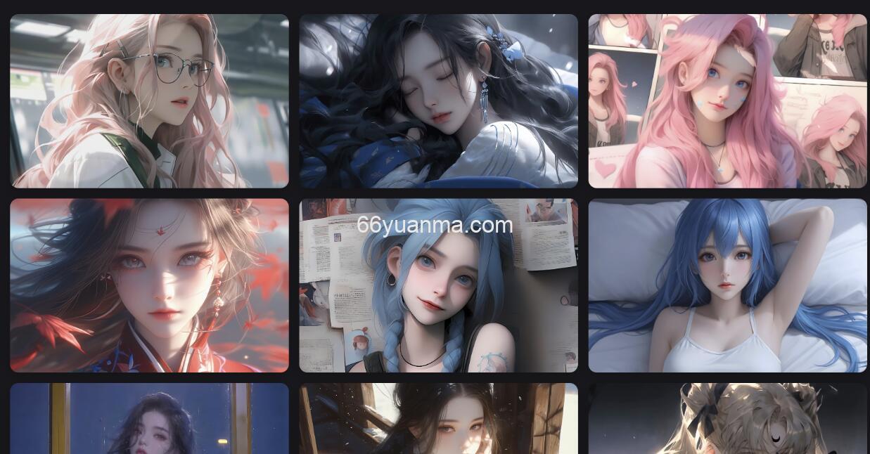 完整源代码 vue3开发的壁纸网站模板源码插图