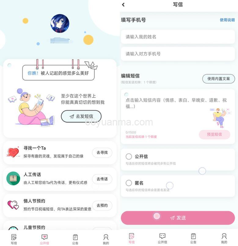 传信系统 通讯技术 自定义对接易支付 支持网站+小程序双端源码